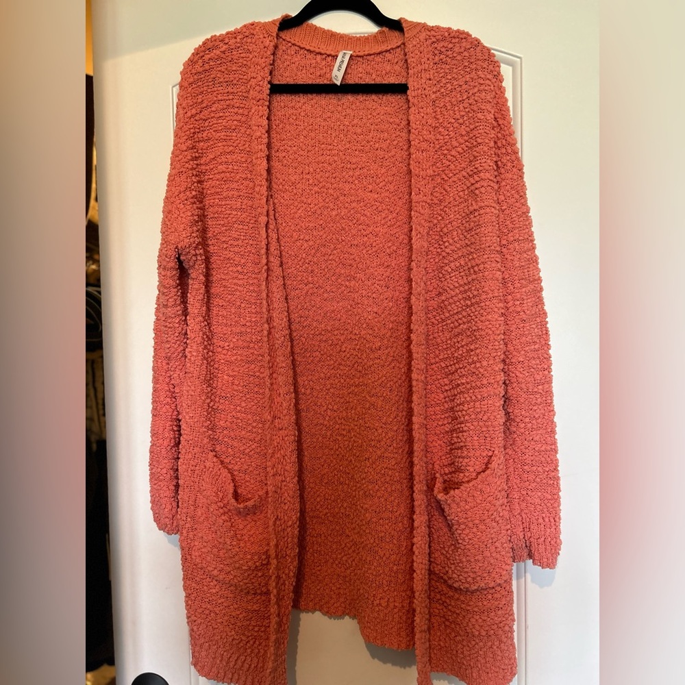 Women’s popcorn Sweater Cardigan xl